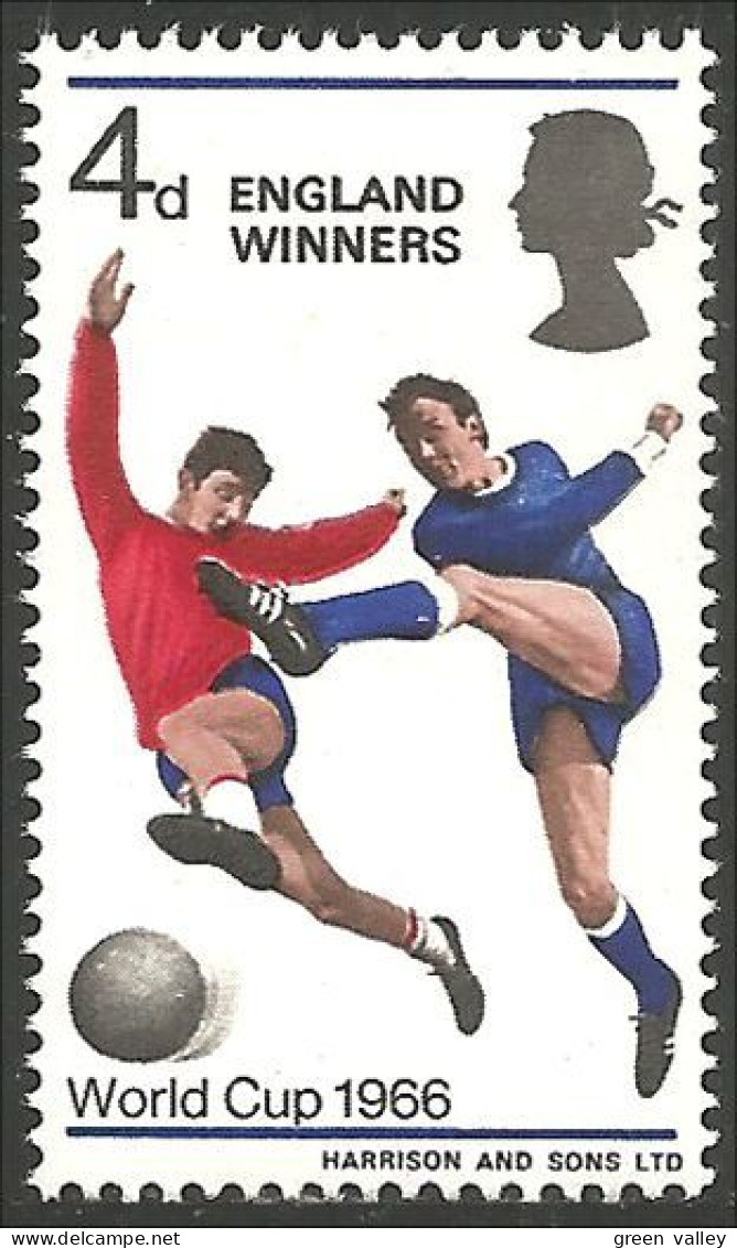 420 G-B 1966 Football England Winners Surcharge Overprint MNH ** Neuf SC (GB-12a) - Unused Stamps