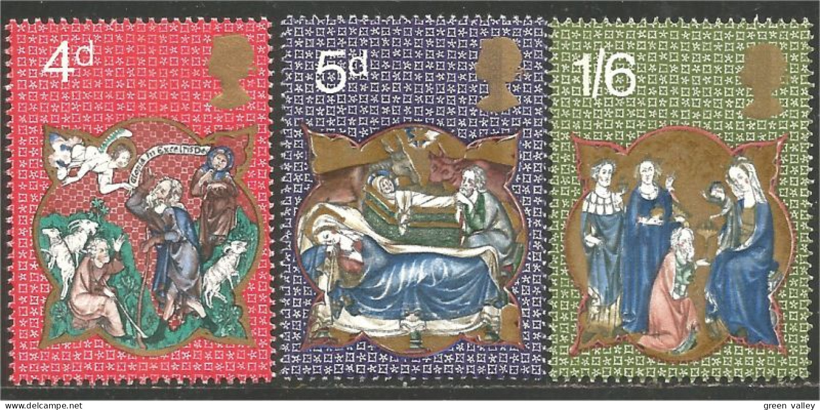 420 G-B 1970 Christmas Noel MNH ** Neuf SC (GB-10a) - Unused Stamps
