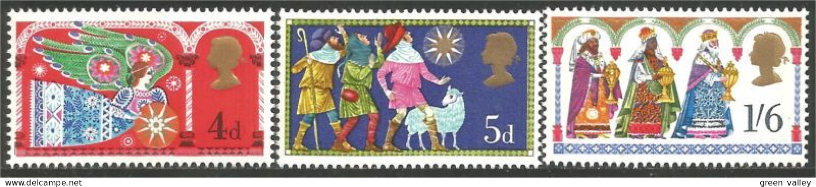 420 G-B 1969 Christmas Noel MNH ** Neuf SC (GB-6a) - Unused Stamps