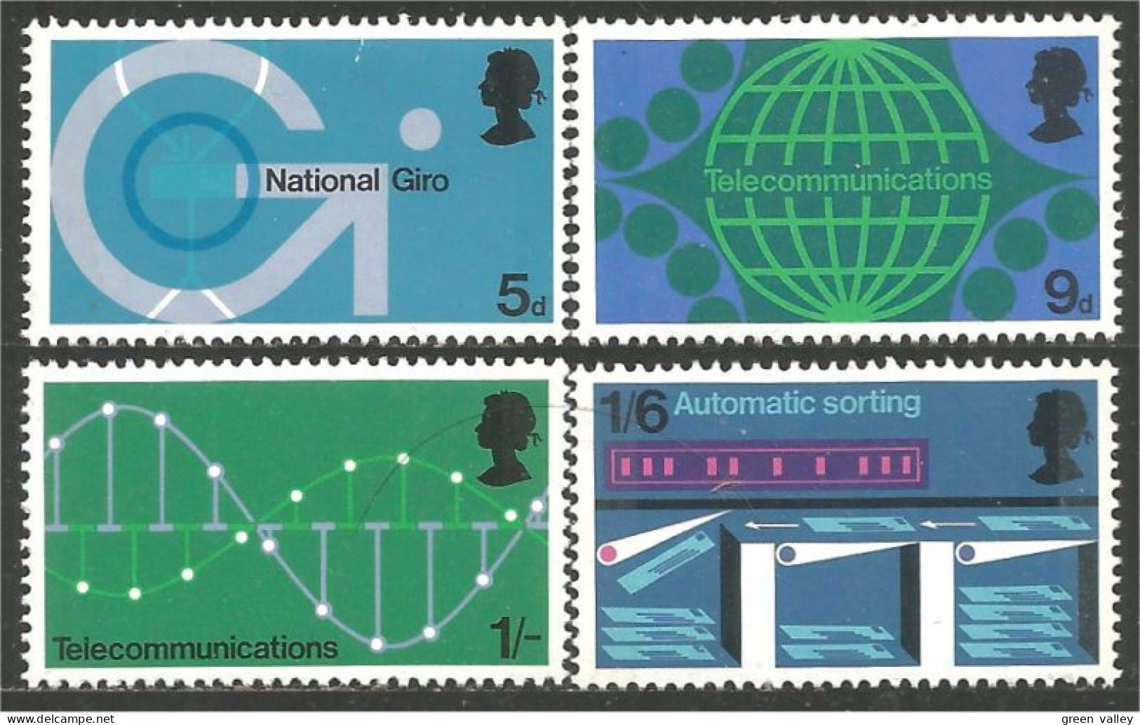 420 G-B 1969 Post Office Graphique Modulation Graph MNH ** Neuf SC (GB-5d) - Physik