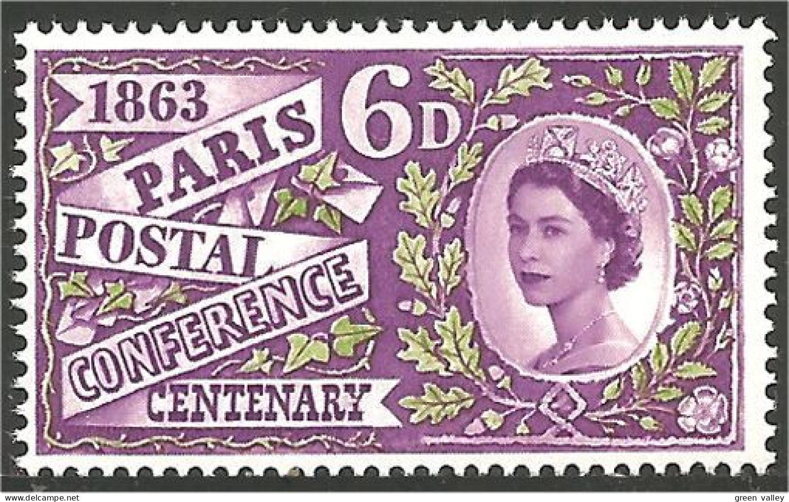 420 G-B 1963 Paris Postal Conference MNH ** Neuf SC (GB-2a) - Unused Stamps