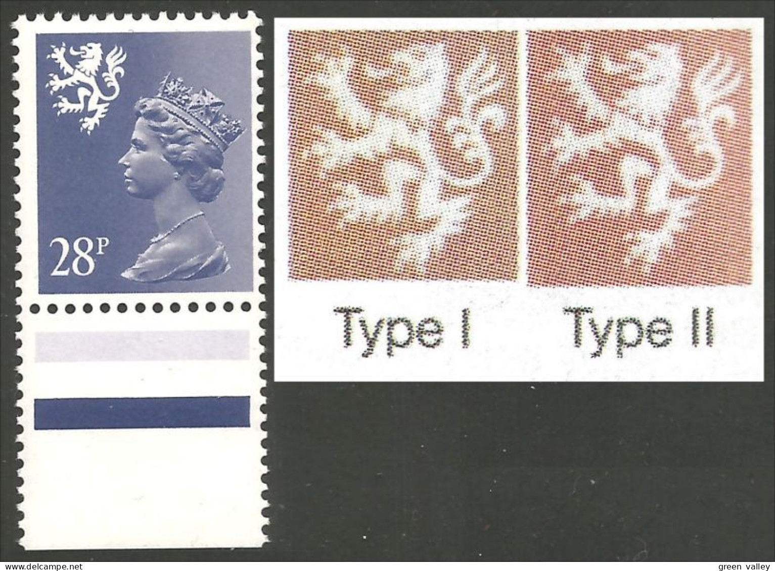 414 G-B Regionals Scotland Machin 28p MNH ** Neuf SC (REG-20) - Scozia