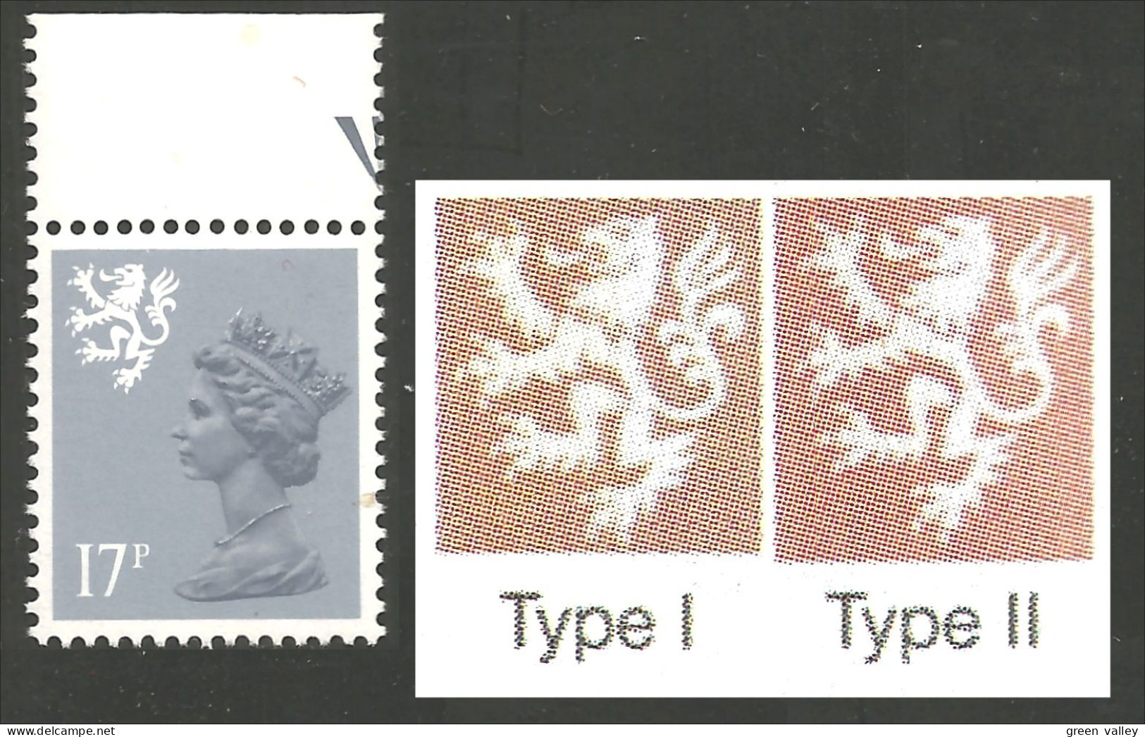 414 G-B Regionals Scotland Machin 17p MNH ** Neuf SC (REG-16) - Scotland