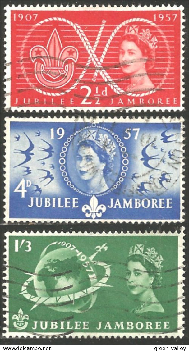 410 G-B 1958 50th Anniversary Boy Scouts (GB-229) - Used Stamps