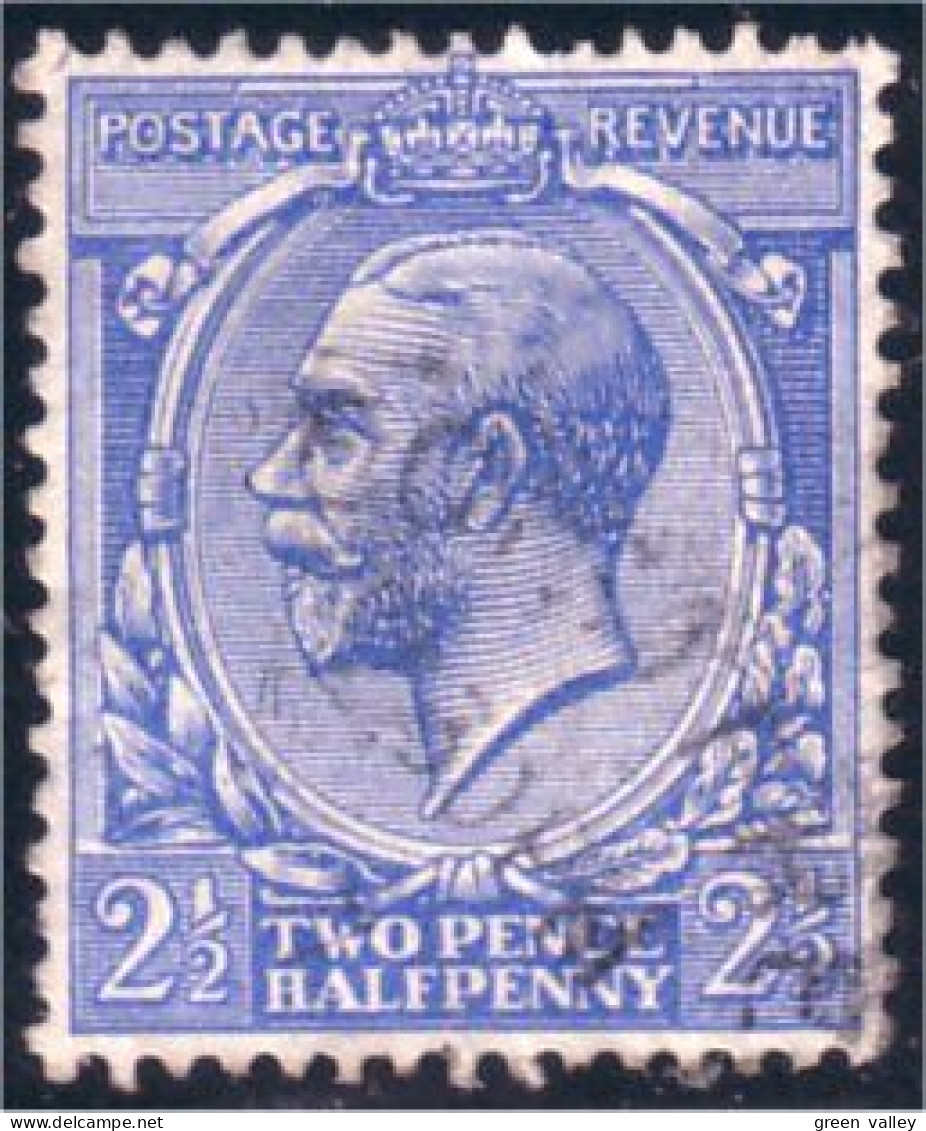 410 G-B 2 1/2 D Blue (GB-138) - Used Stamps