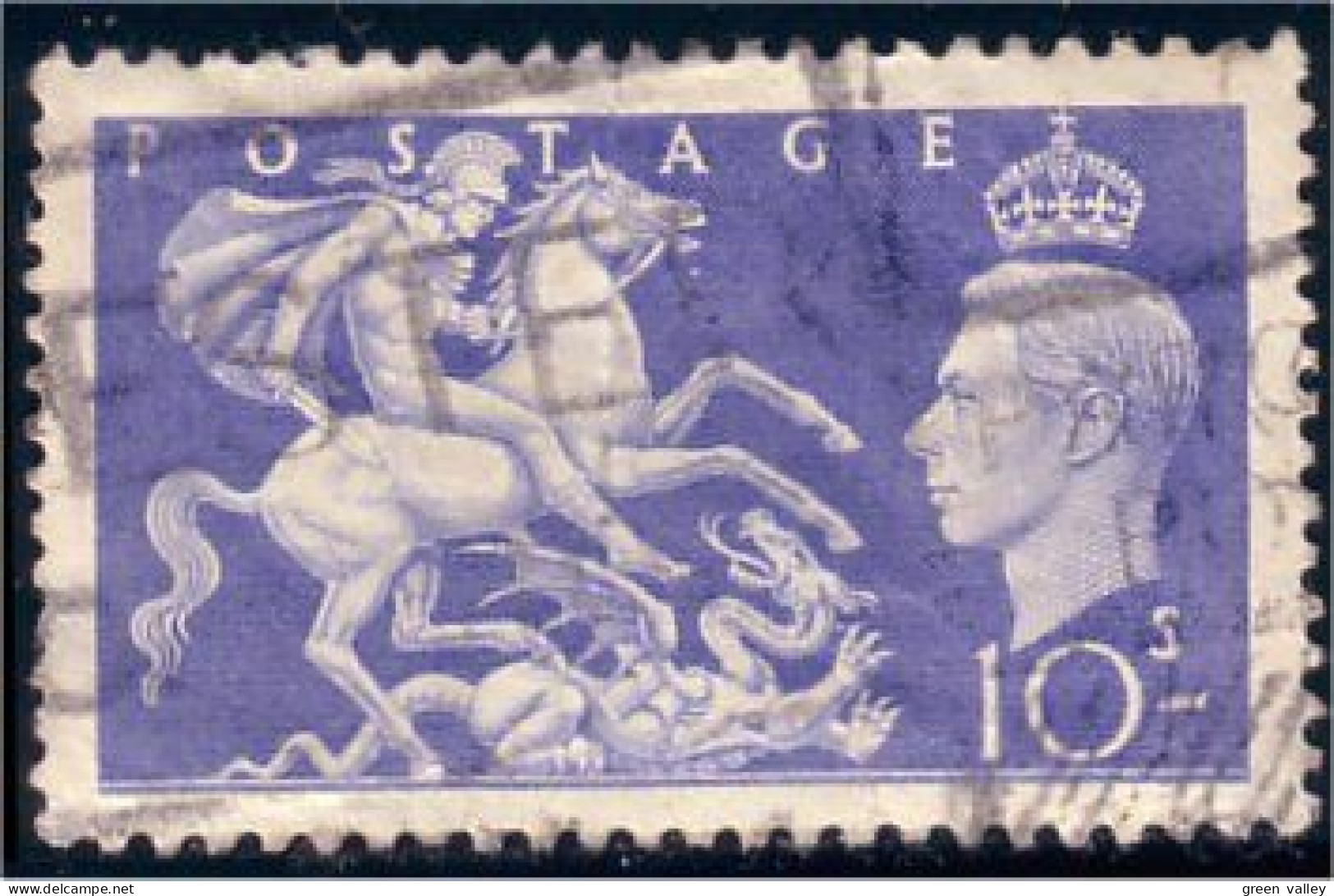 410 G-B St George Dragon (GB-121) - Oblitérés