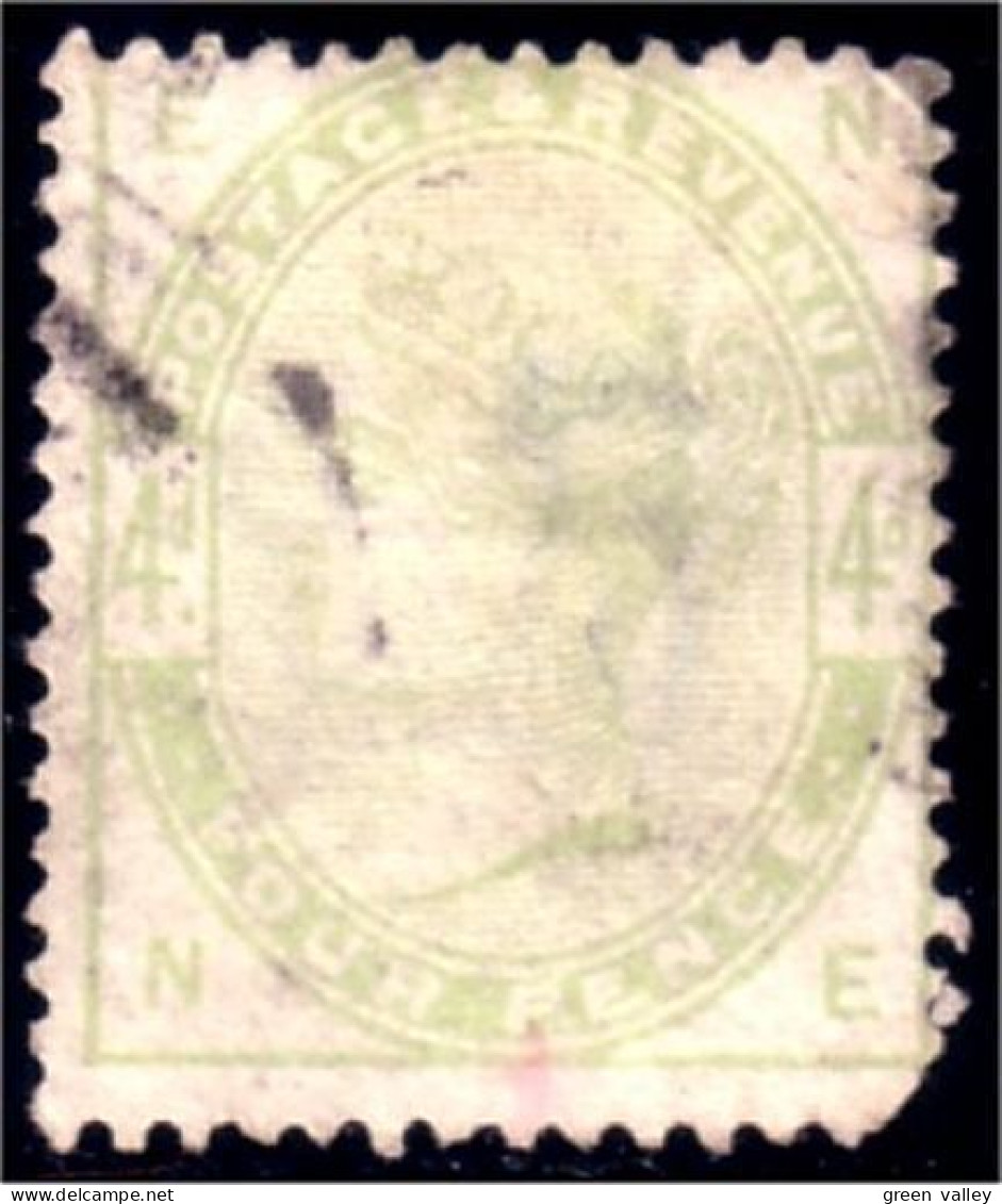 410 G-B 1883 4p Green (GB-83) - Oblitérés