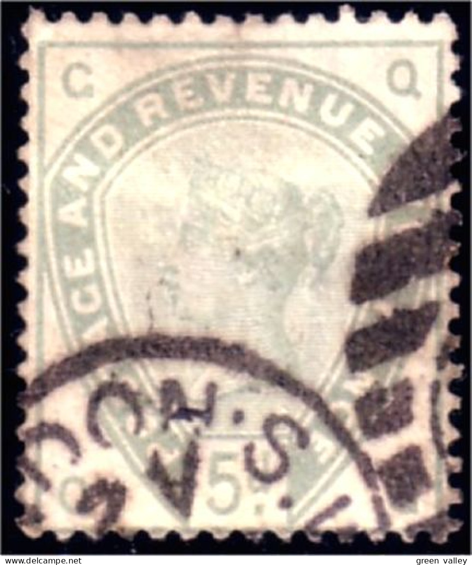 410 G-B 1883 5p Green (GB-84) - Oblitérés