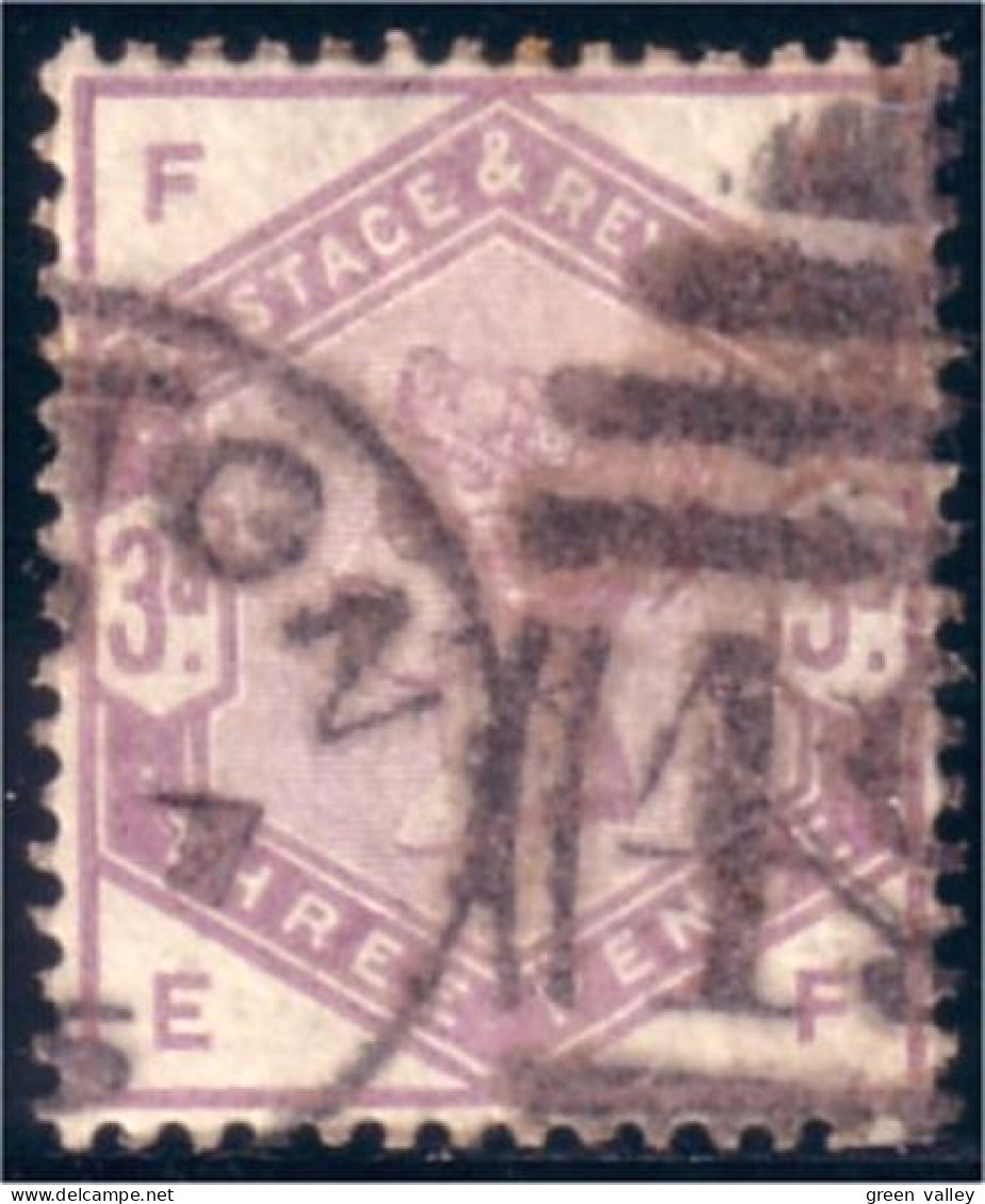 410 G-B 1883 3p Lilac (GB-82) - Oblitérés