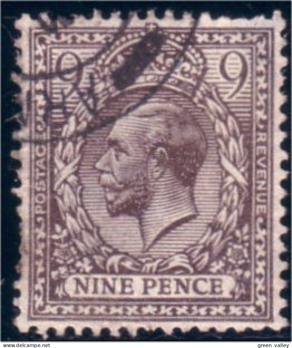 410 G-B 1912 Nine Pence (GB-32) - Used Stamps