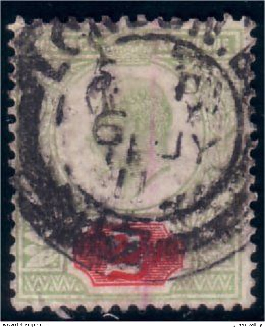 410 G-B 1902 2d Green Red (GB-29) - Used Stamps