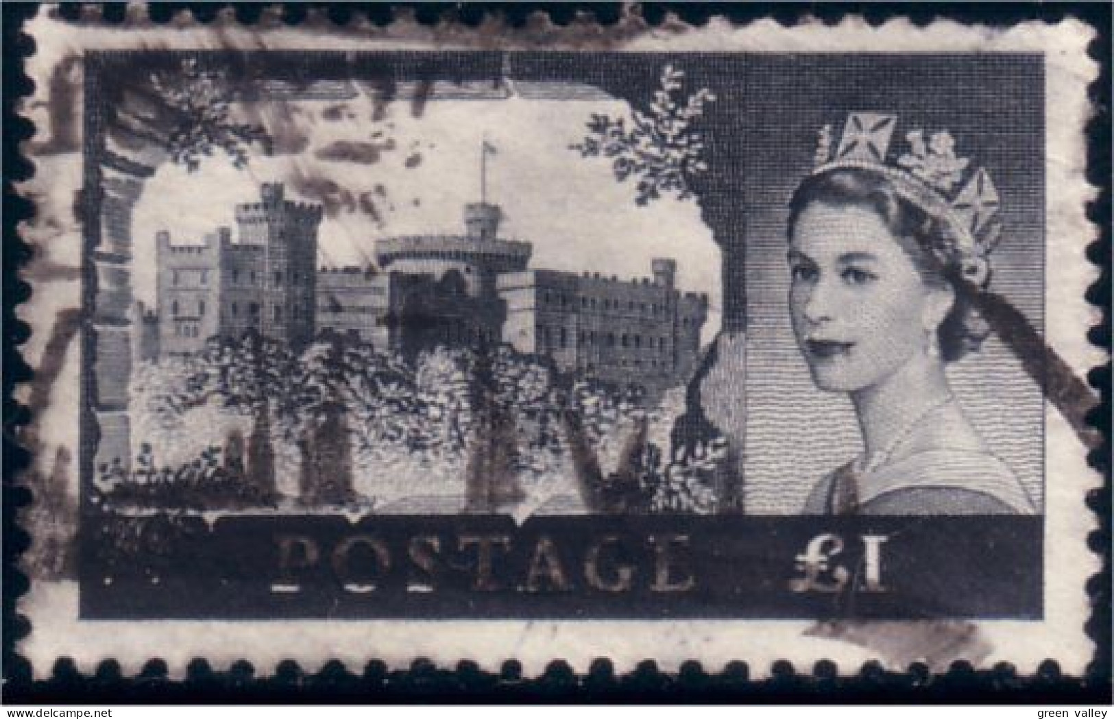 410 G-B QEII 1959 One Pound (GB-22) - Gebruikt