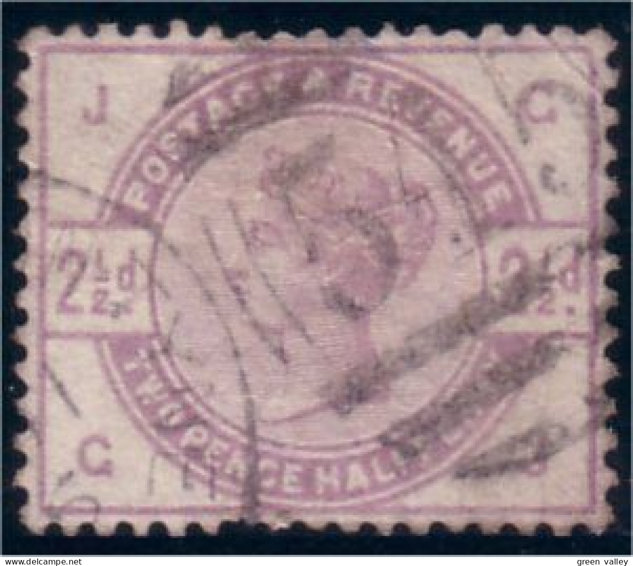 410 G-B 1883 2 1/2 Lilac (GB-27) - Oblitérés