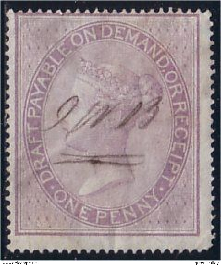 410 G-B 1855 One Penny SG F4 (GB-10) - Fiscale Zegels