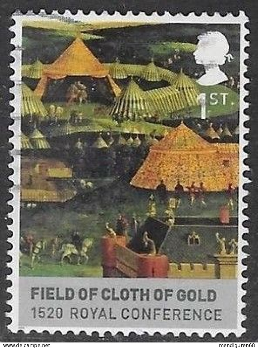 GROSSBRITANNIEN GRANDE BRETAGNE GB 2009 FROM M/S KINGS&QUEENS TUDORS:FIELD OF CLOTH&GOLD 1ST  SG MS2930B MI 2757 YT 3144 - Used Stamps