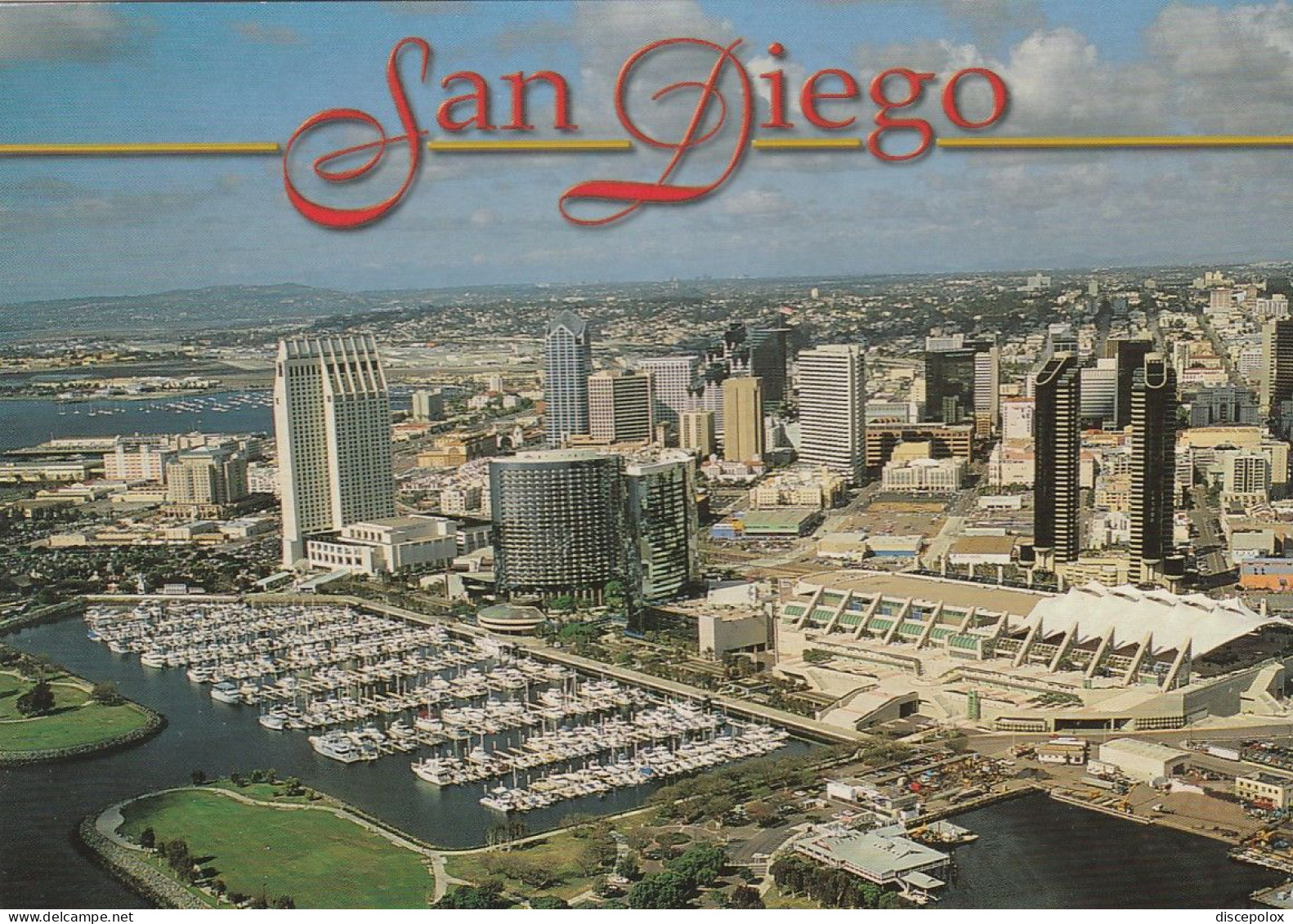 U5746 San Diego Convention Center, Hotels An Marina - Aerial View Vue Aerienne Vista Aerea / Non Viaggiata - San Diego