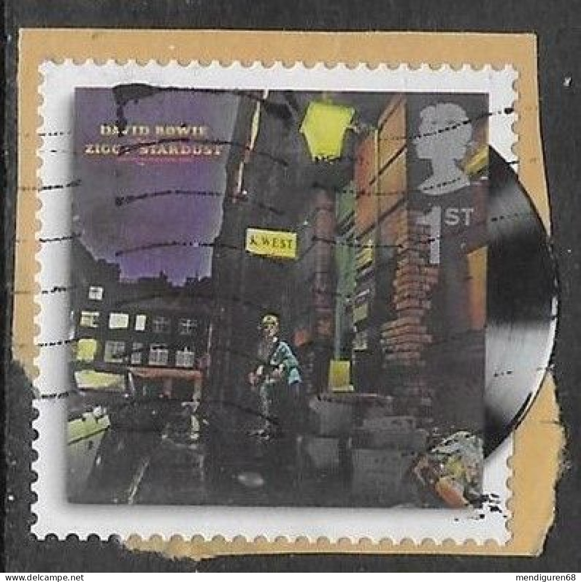 GROSBRITANNIEN GRANDE BRETAGNE GB 2010 CLASSIC ALBUM COVERS S/A:DAVID BOWIE USED ONPAPER SG 3008 SC 2743 MI 2850 YT 3234 - Used Stamps