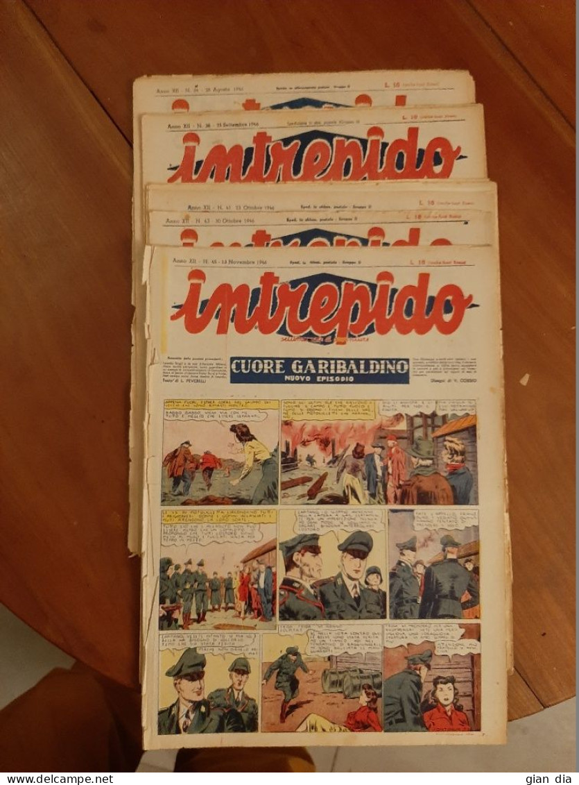 INTREPIDO Ed.Universo. Annata 1946. EDIZIONE ROMANA. Lotto Di 12.VERSIONE GIORNALE.  Completi. - Classiques 1930/50