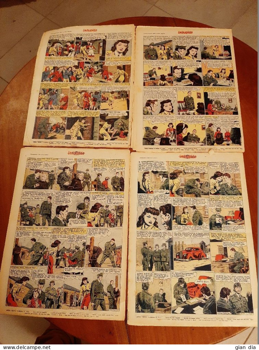 INTREPIDO Ed.Universo. Annata 1946. EDIZIONE ROMANA. Lotto Di 12.VERSIONE GIORNALE.  Completi. - Comics 1930-50