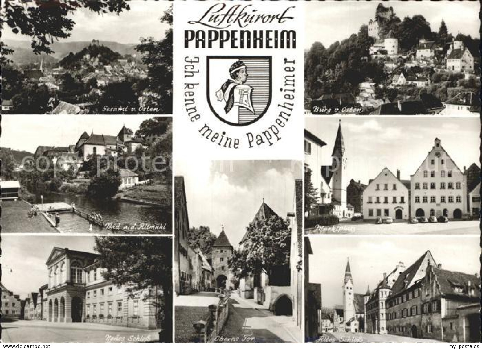 72389249 Pappenheim Mittelfranken Burg Marktplatz Oberes Tor  Pappenheim - Pappenheim