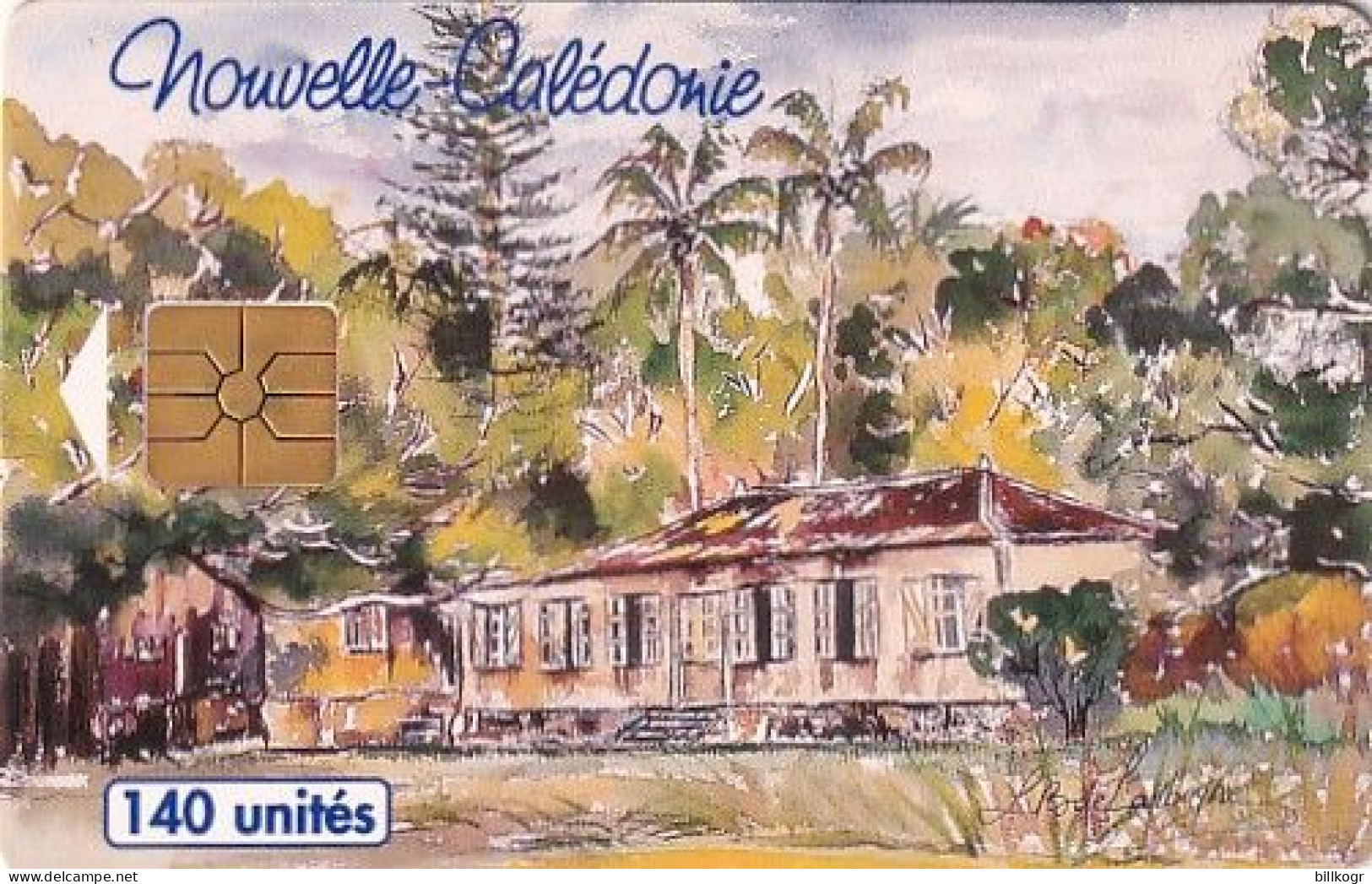 NEW CALEDONIA - Fonwhary, Painting/Lydia Bonnet De Larbogne, Tirage %50000, 10/94, Used - Neukaledonien