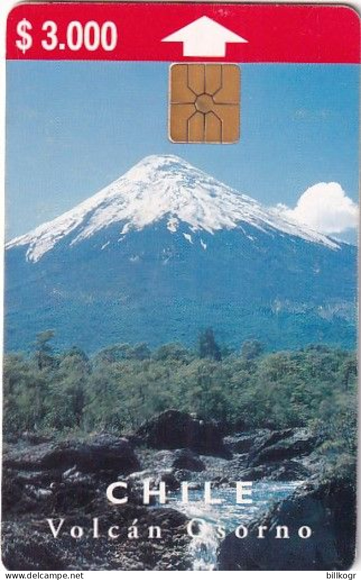 CHILE - Volcano Osorno, Tirage %50000, 10/97, Used - Chili