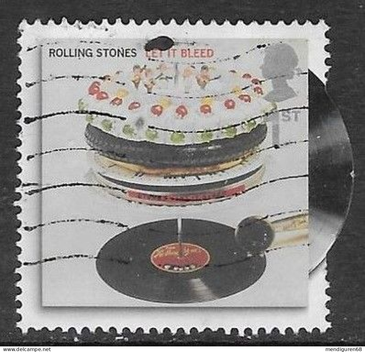 GROSBRITANNIEN GRANDE BRETAGNE GB 2010 FROM M/S CLASSIC ALBUM COVERS:ROLLING STONES 1ST  SG 3013 SC 2728 MI 2855 YT 3239 - Used Stamps