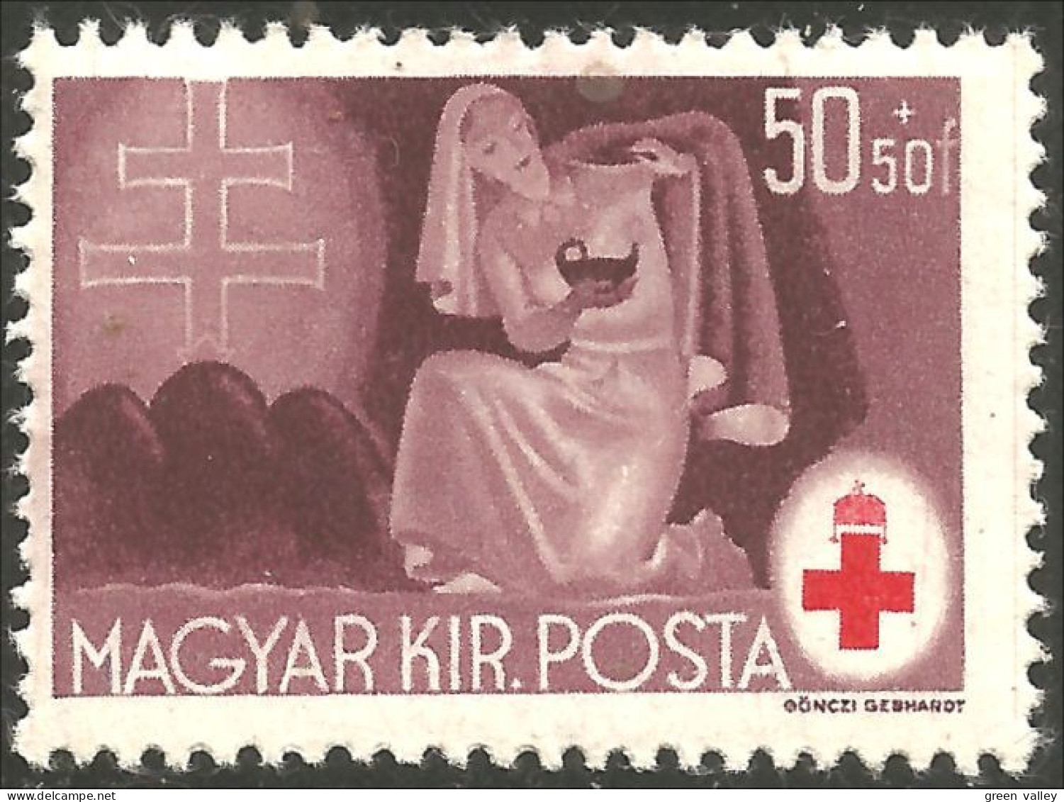 494 Hongrie Croix Rouge Red Cross Rotes Kreuz MNH ** Neuf SC (HON-336) - Médecine