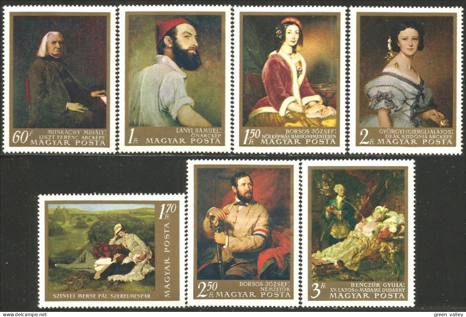 494 Hongrie Peintres Tableaux Paintings MNH ** Neuf SC (HON-331) - Otros & Sin Clasificación