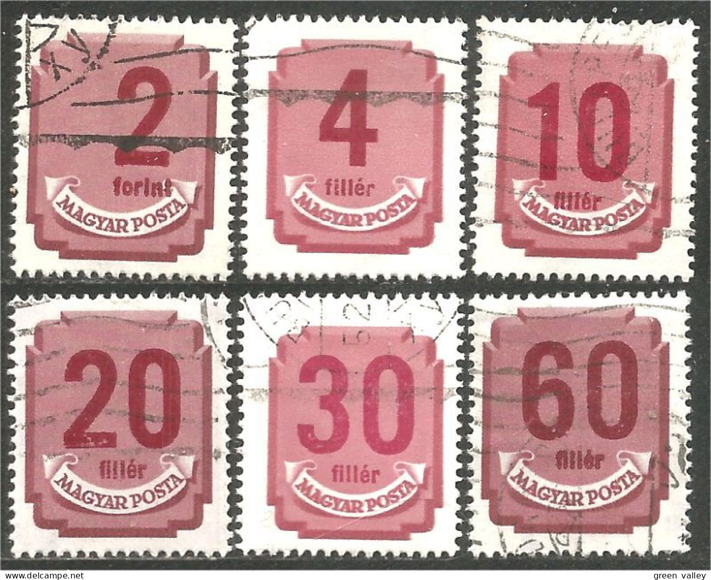 494 Hongrie 1946 Taxe Postage Due 6 Differents (HON-153) - Strafport