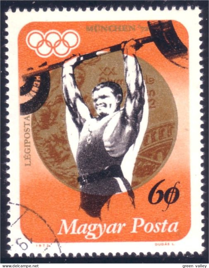 494 Hongrie Halterophilie Haltérophilie Weight Lifting Munich 1972 (HON-103) - Haltérophilie