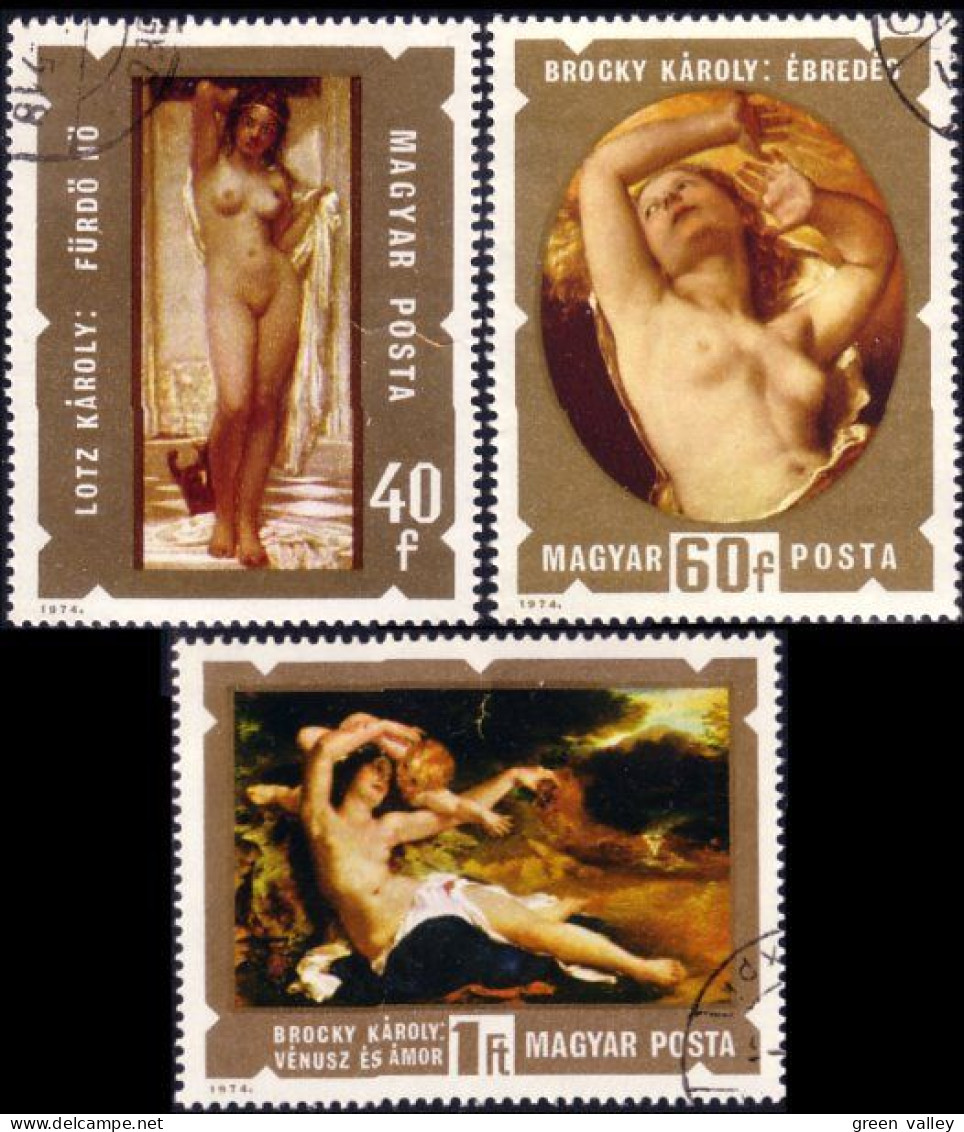 494 Hongrie Nu Tableaux Nus Nude Paintings Nudes (HON-72) - Desnudos