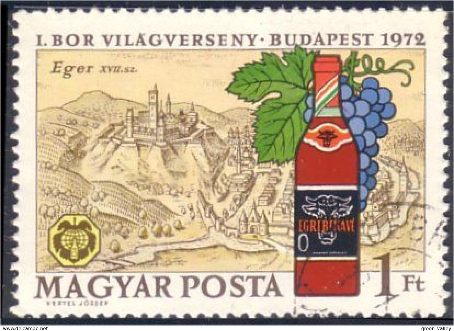 494 Hongrie Raisin Vigne Vendanges Grape Wine Wein Vin (HON-33) - Vinos Y Alcoholes