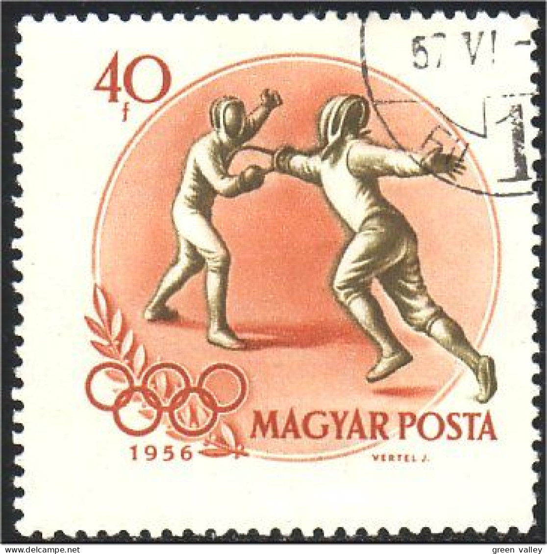 494 Hongrie Fencing Escrime (HON-7) - Esgrima