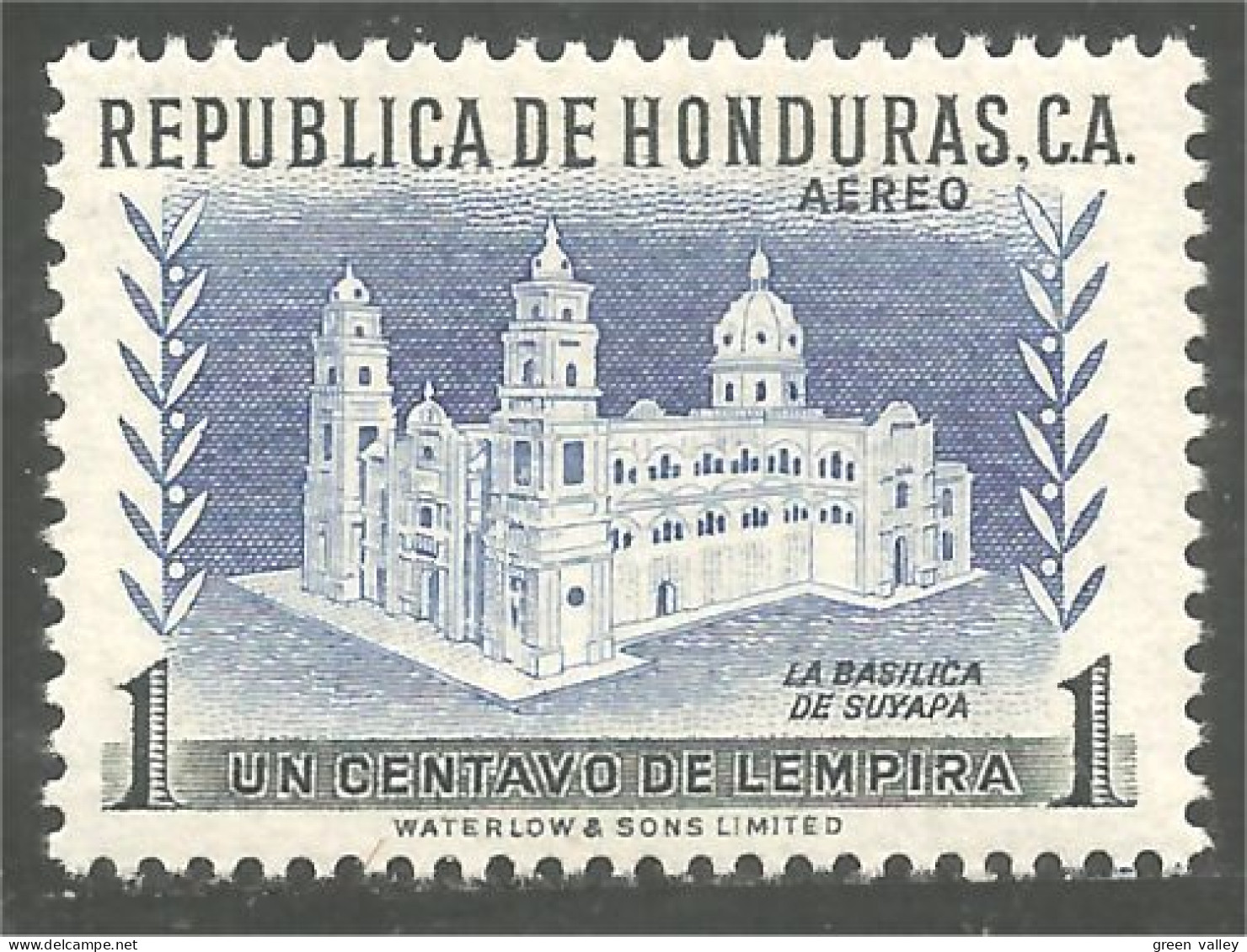 492 Honduras Basilique Basilic Suyapa 1937 MNH ** Neuf SC (HND-56) - Iglesias Y Catedrales