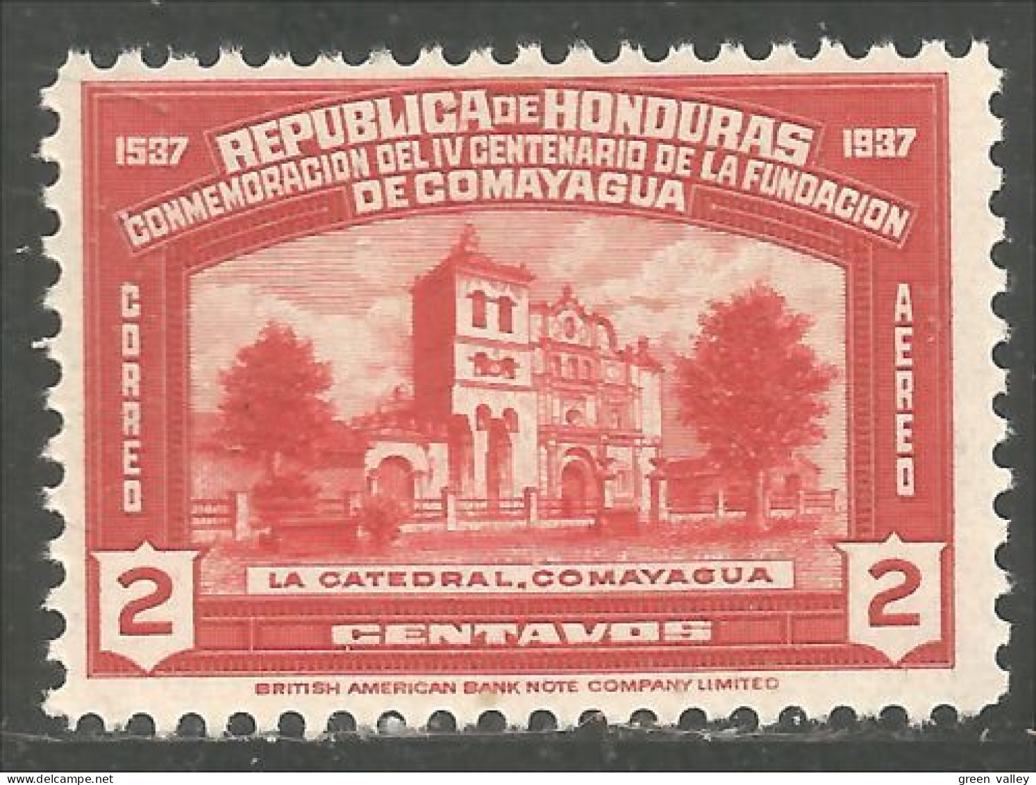 492 Honduras Catedral Catedrale Comayagua MNH ** Neuf SC (HND-57) - Iglesias Y Catedrales