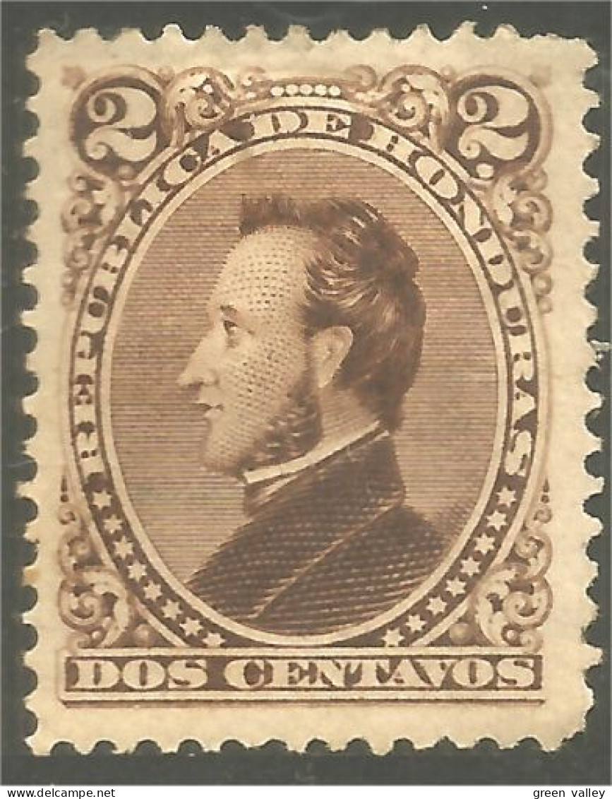 492 Honduras 2c Brown MH * Neuf (HND-3b) - Honduras