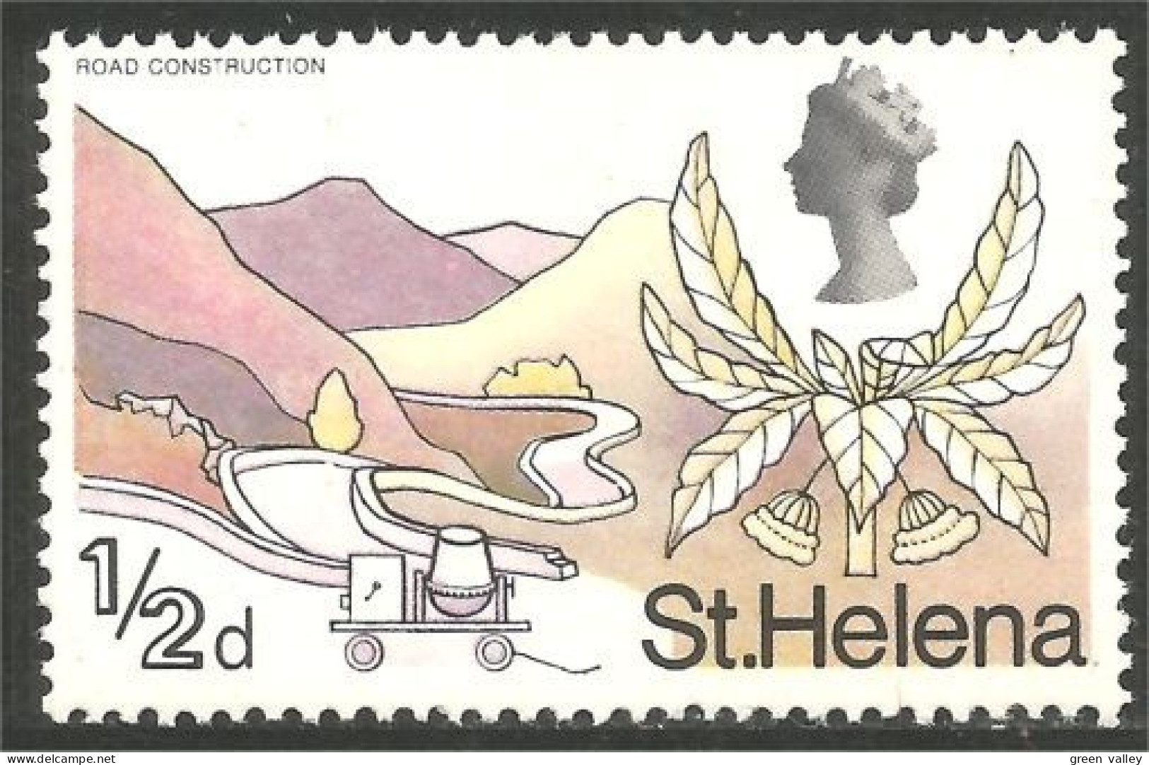 488 Saint Helena Road Construction Route MNH ** Neuf SC (HEL-13c) - Andere (Aarde)