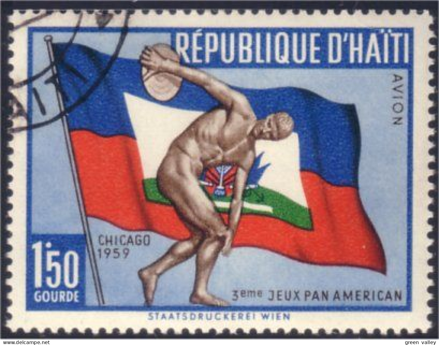 478 Haiti Drapeau Flag (HAI-39) - Timbres