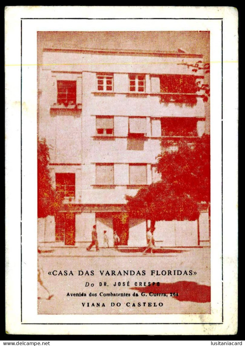 VIANA DO CASTELO -HOTEIS E RESTAURANTES -  Casa Das Varandas Floridas Do Dr. José Crespo. Carte Postale - Viana Do Castelo