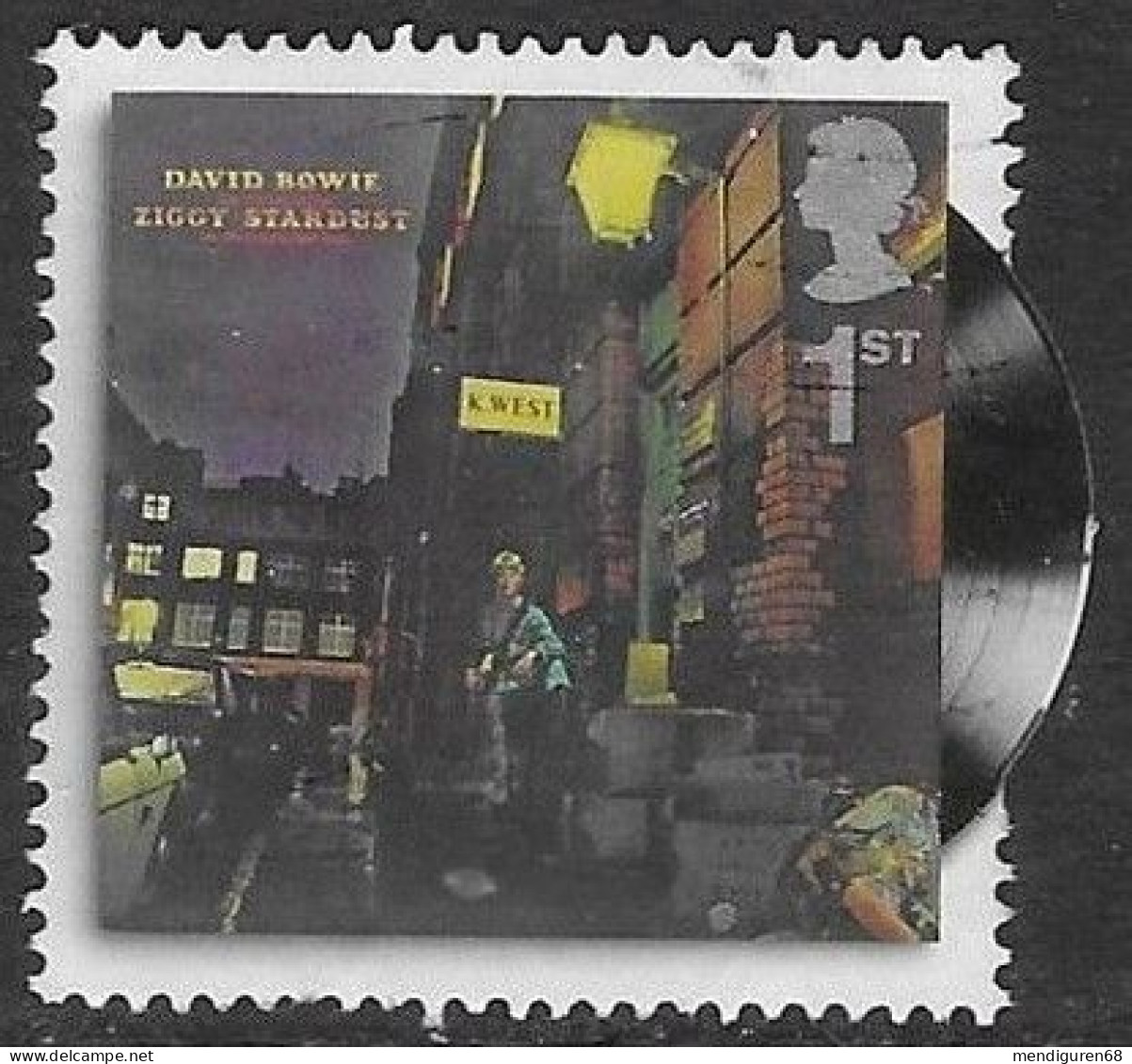 GROSBRITANNIEN GRANDE BRETAGNE GB 2010 FROM M/S CLASSIC ALBUM COVERS:DAVID BOWIE 1ST USE SG 3018 SC 2733 MI 2860 YT 3244 - Used Stamps