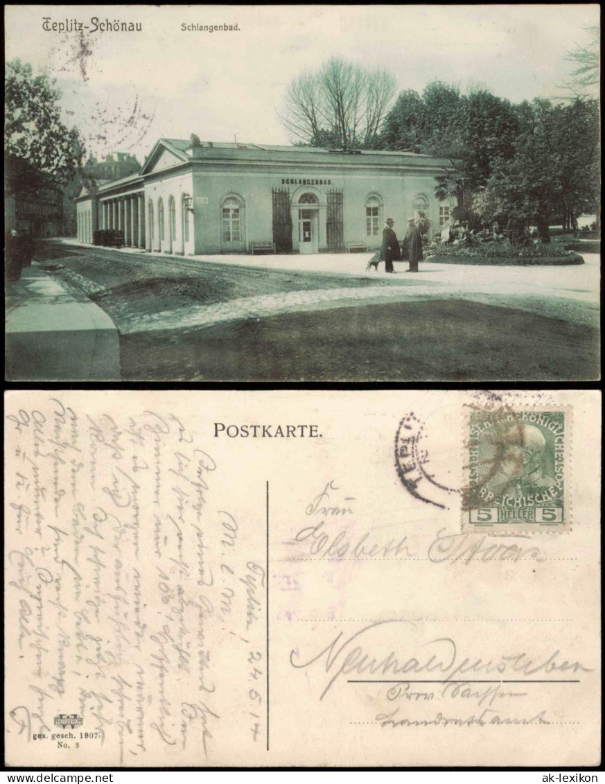 Ansichtskarte Schlangenbad Schlangenbad. 1913 - Schlangenbad