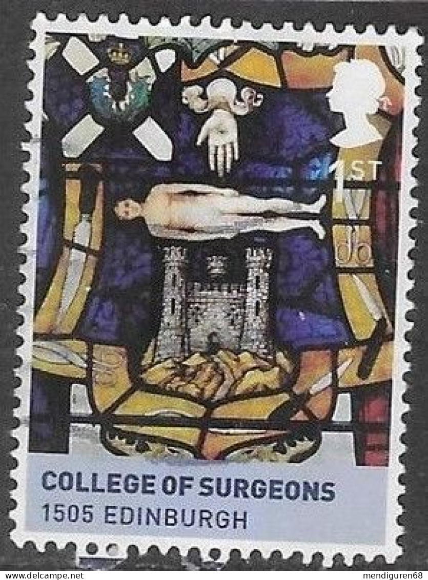 GROSBRITANNIEN GRANDE BRETAGNE GB 2010 FROM M/S THE AGE OG STEWART: COLLEGE OF SURGEONS 1505 EDINBURGH 1ST SG MS3053 - Gebruikt