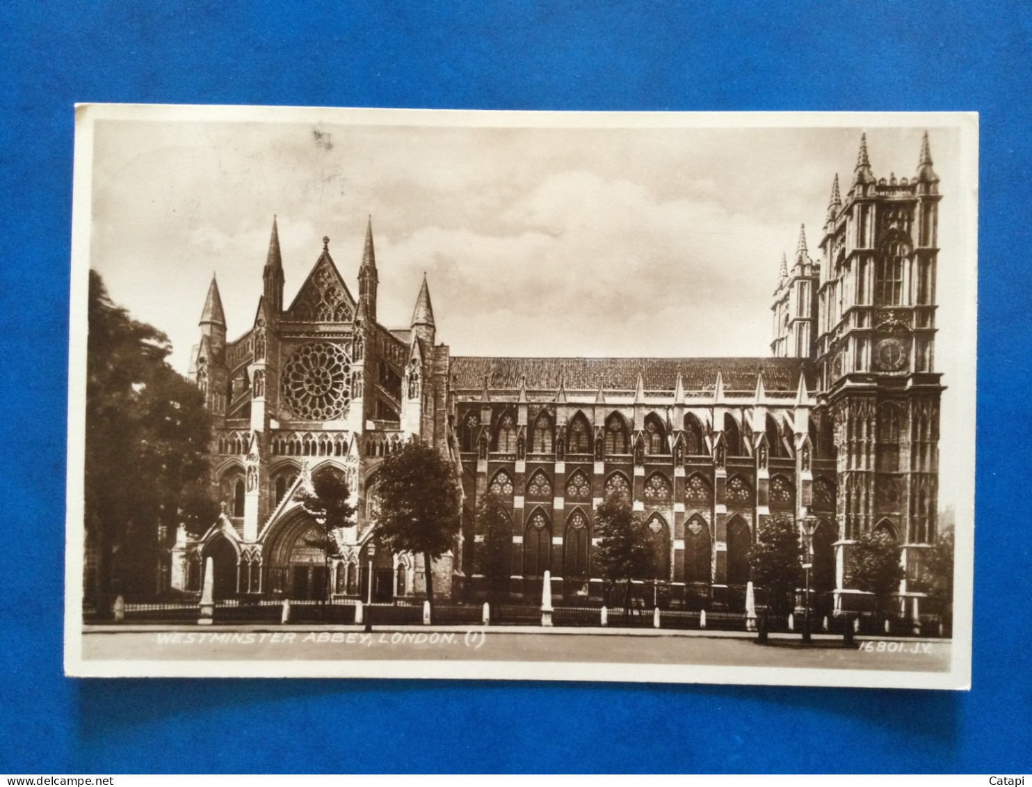 Carte Photo Ancienne Westminster Abbey London - Westminster Abbey