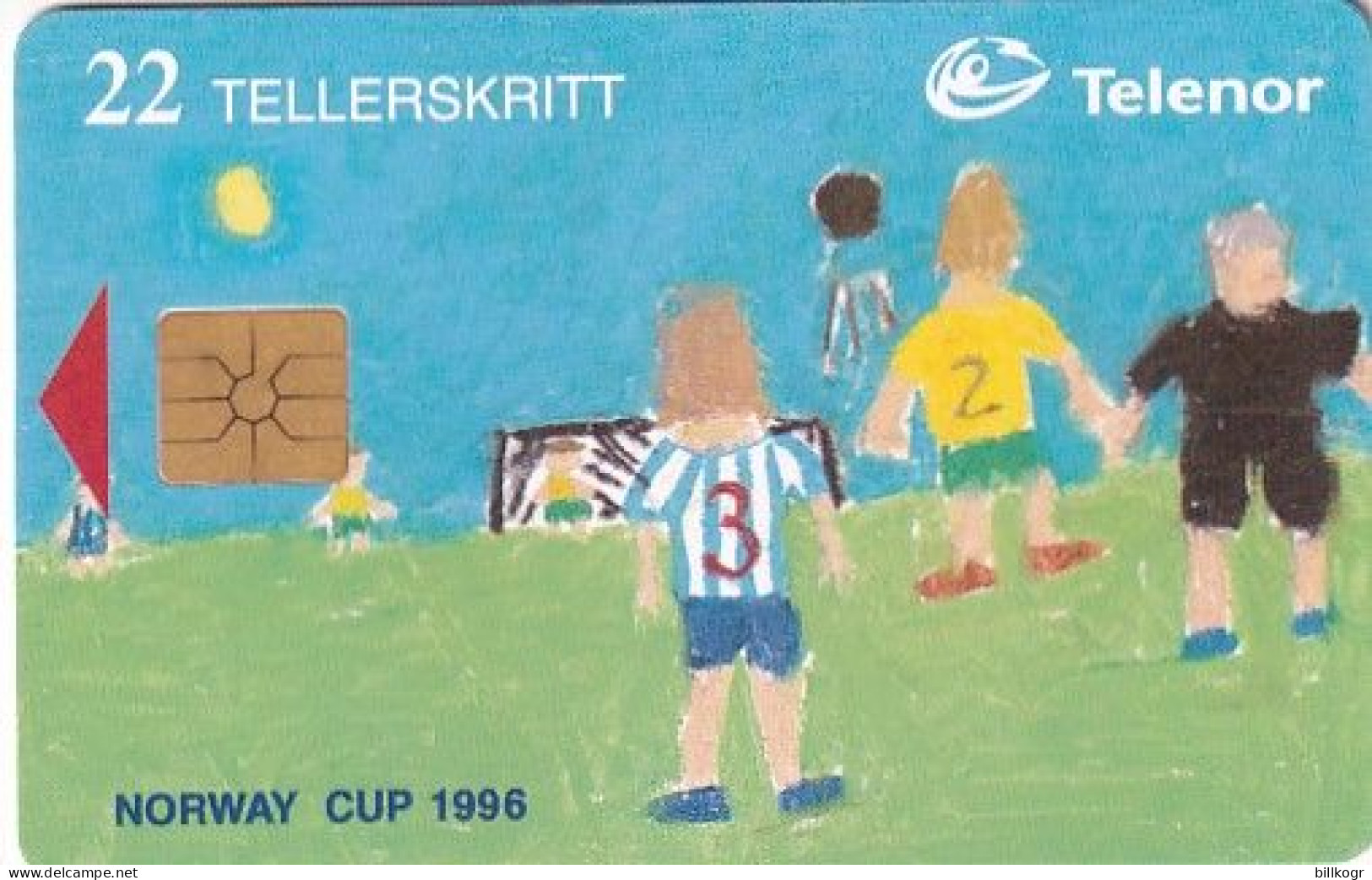 NORWAY - Norway Cup 1996(077), Tirage 50000, 06/96, Used - Noorwegen