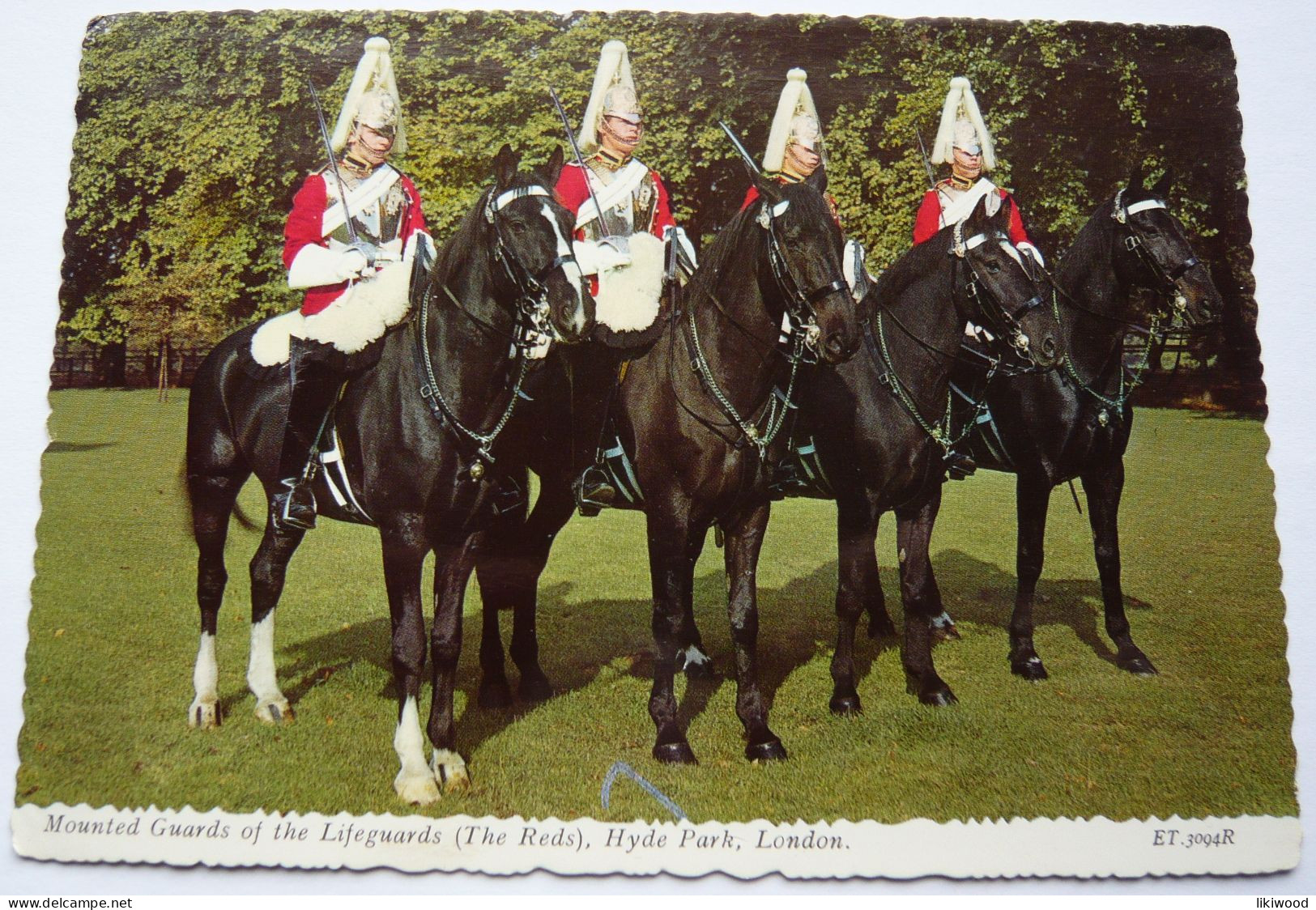 Mounted Guards Of The Life Guards (The Reds) Hyde Park, London - Hyde Park