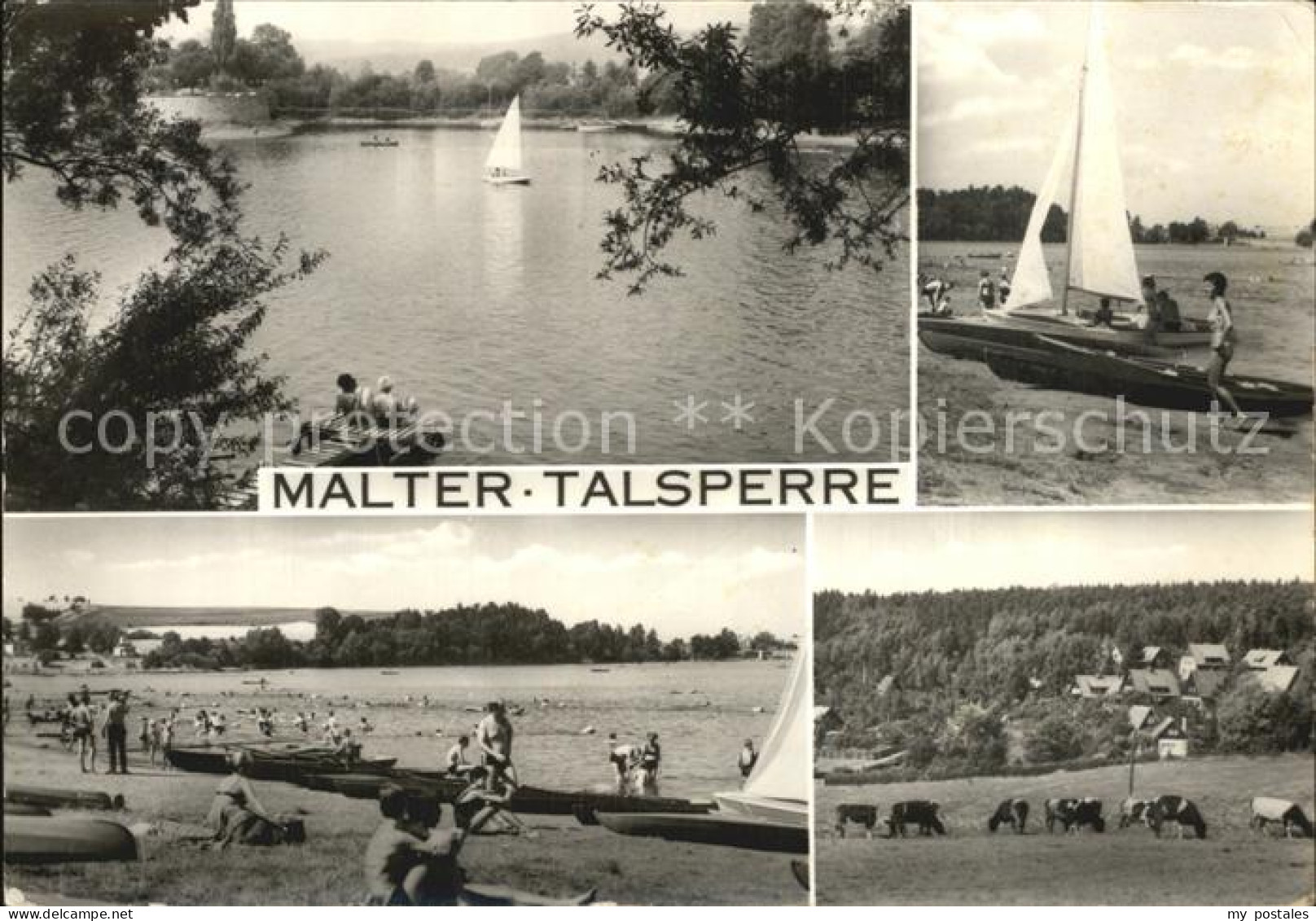 72386056 Malter Talsperre Badeuelatz Segelboot Dippoldiswalde - Dippoldiswalde