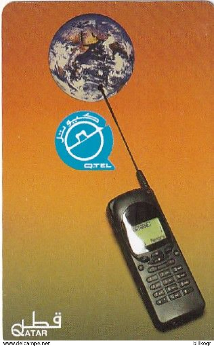 QATAR - Mobile Phone & Globe, Used - Qatar