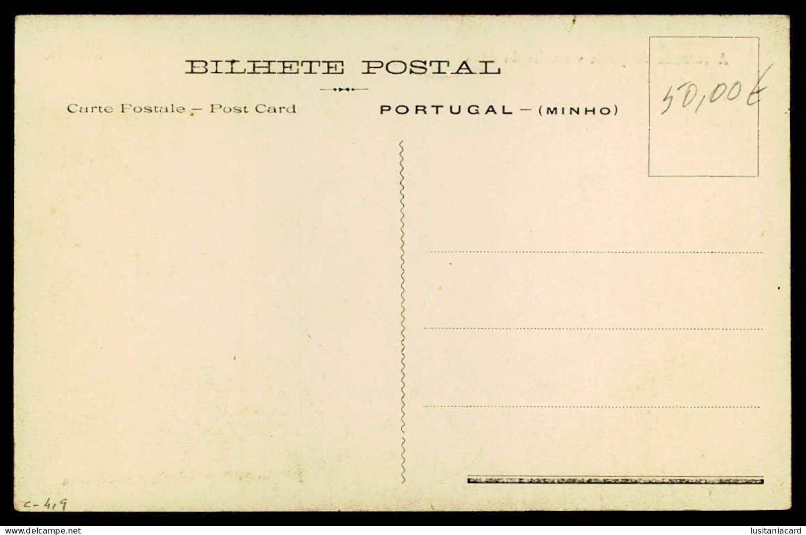 VIANA DO CASTELO - A Entrada Do Porto E Molhe Da Doka. (Edição Da Papelaria Central-Serie II)carte Postale - Viana Do Castelo