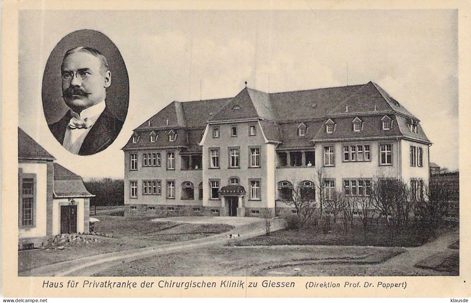 Haus Für Privatkranke Der Chirurgischen Klinik Zu Giessen (Direktion Prof. Dr. Poppert) - Giessen